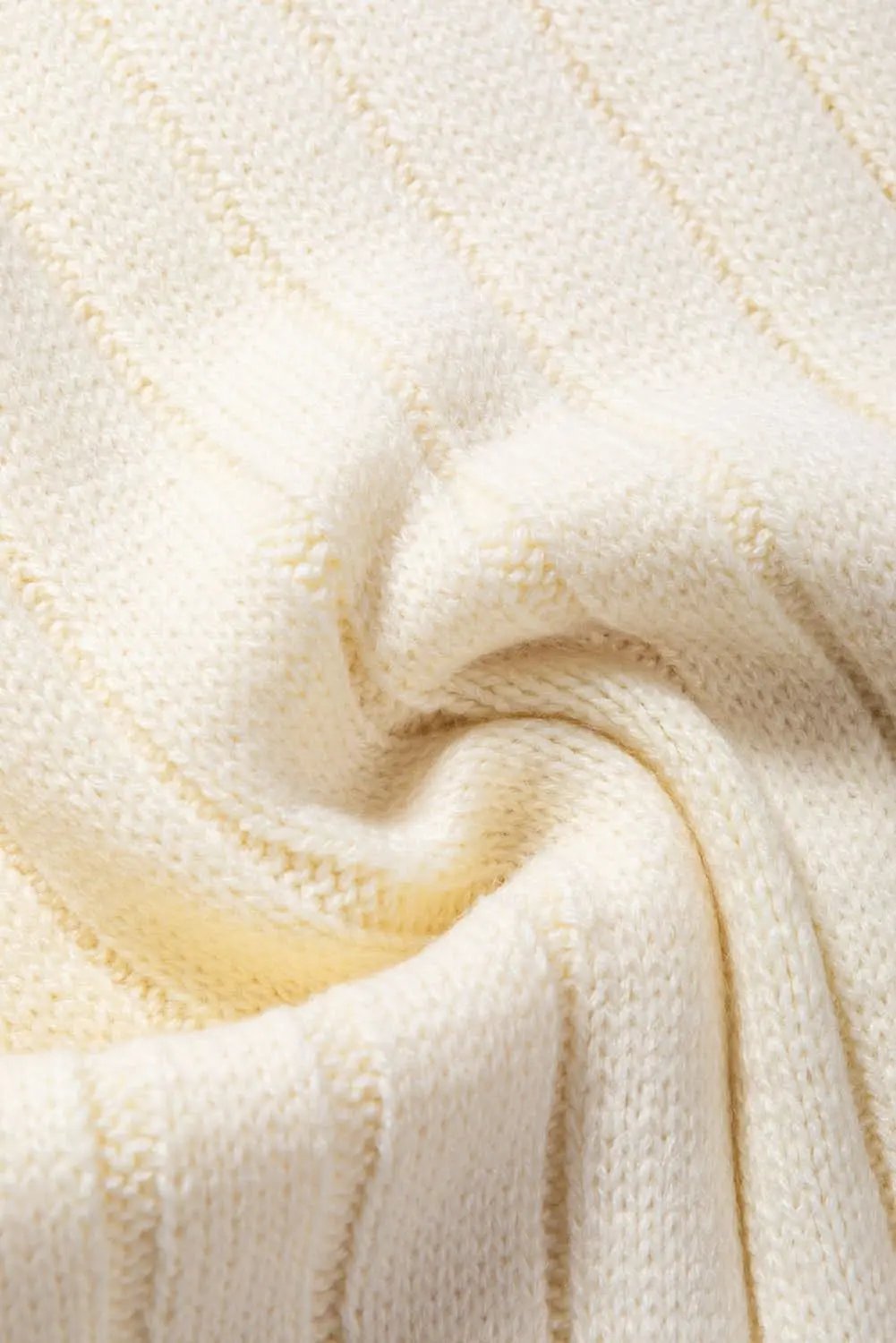Love Salve Cable Knit Sweater Vest Oatmeal — Cozy Layering
