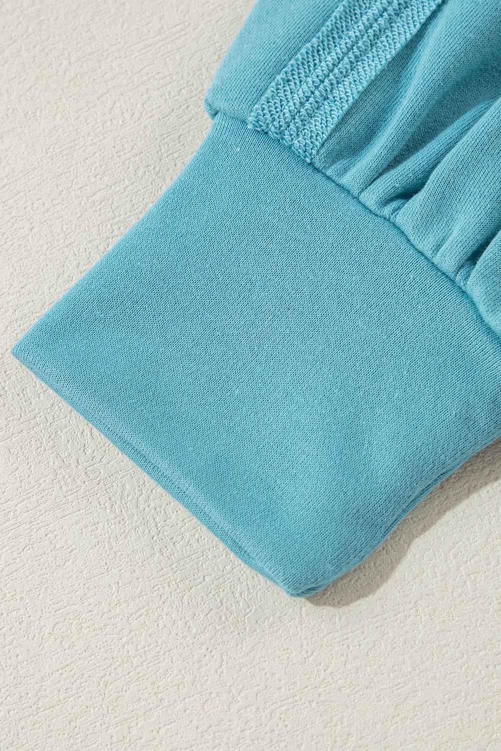 Sweatshirts & Hoodies Love Salve Light Blue Oversized Crew Sweatshirt