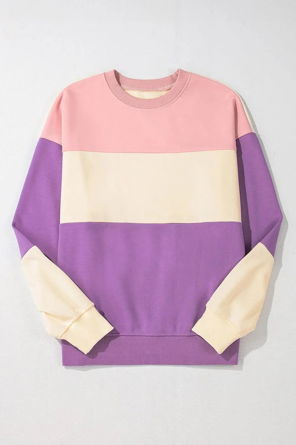 Accessories Love Salve Meadow mauve patchwork sweatshirt