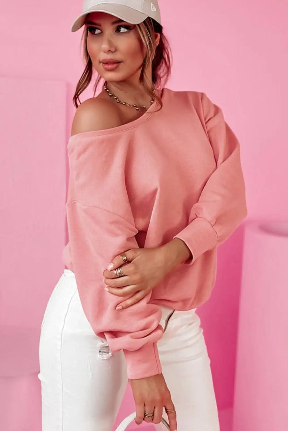 Accesorios Love Salve Sudadera con lazo en la espalda color castaño pálido