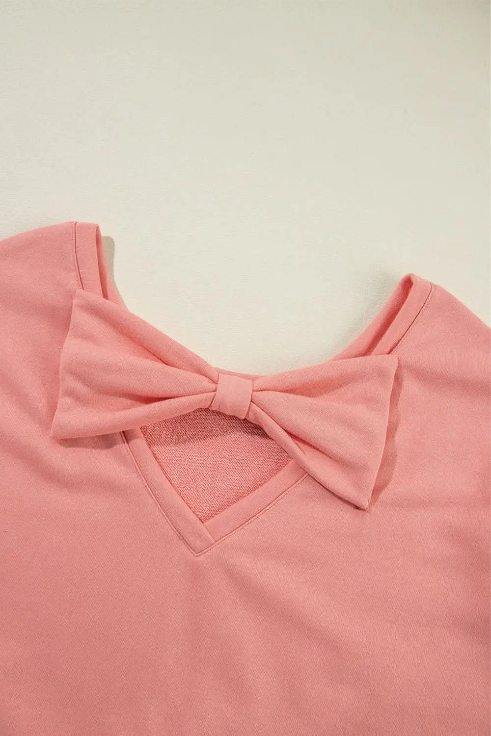 Accesorios Love Salve Sudadera con lazo en la espalda color castaño pálido