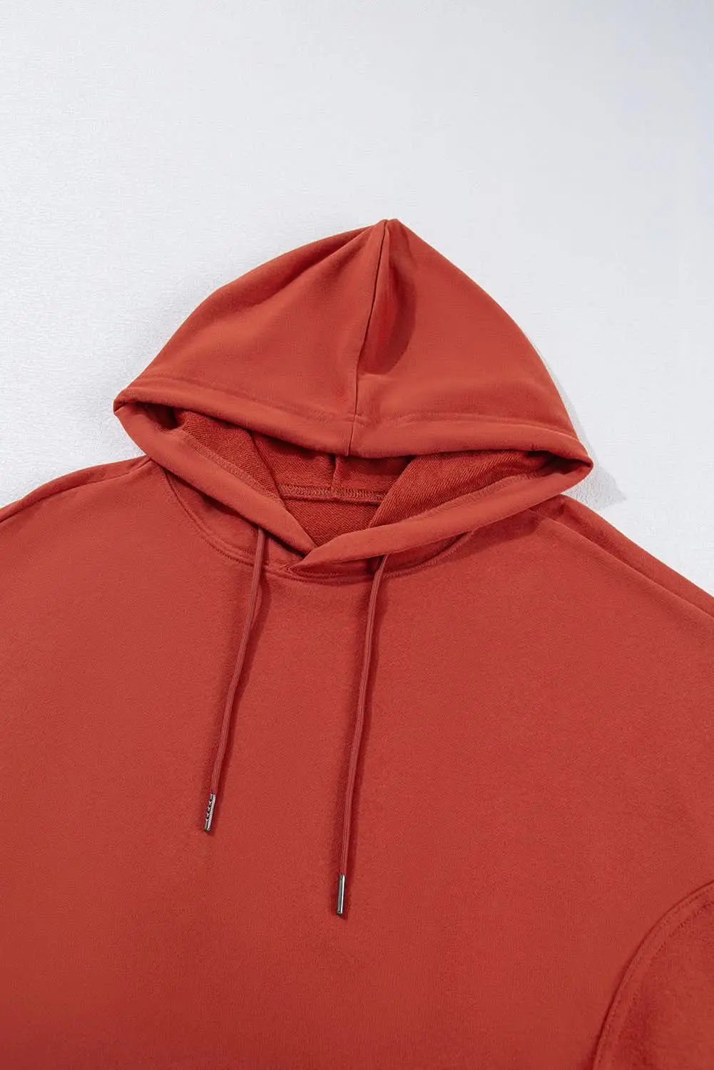 Pants Love Salve Red clay oversized drawstring hoodie