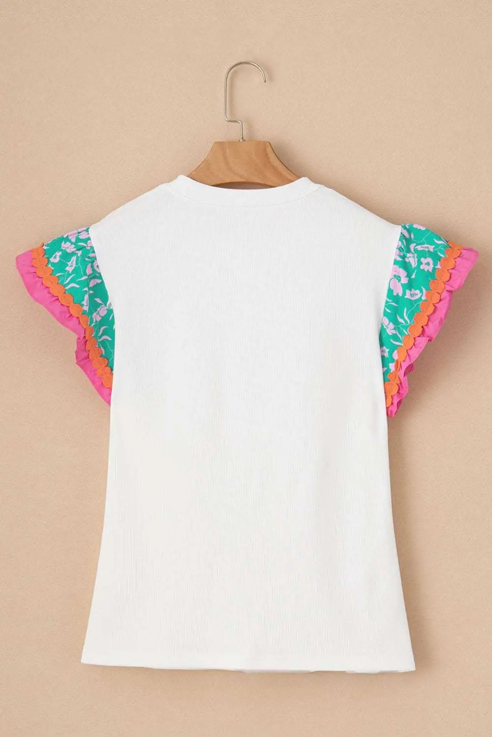 Love Salve Floral Shift Top With Ricrac Detail — Women's Casual