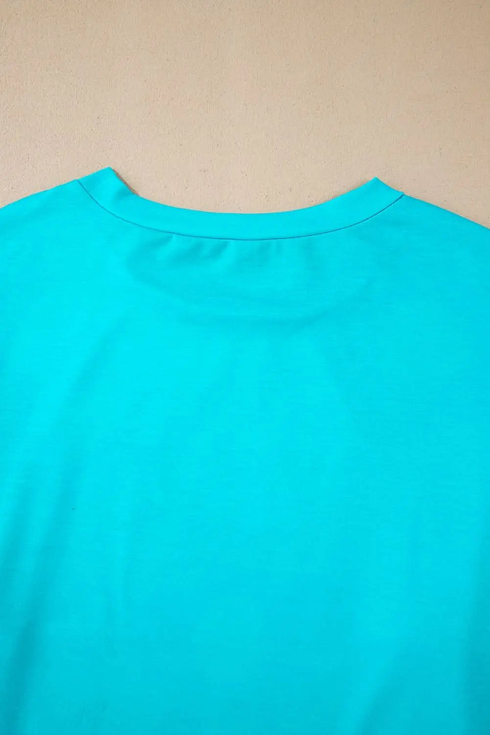 Accessories Love Salve Sky Blue Floral Women's Top Casual Long Sleeve Comfy Fit