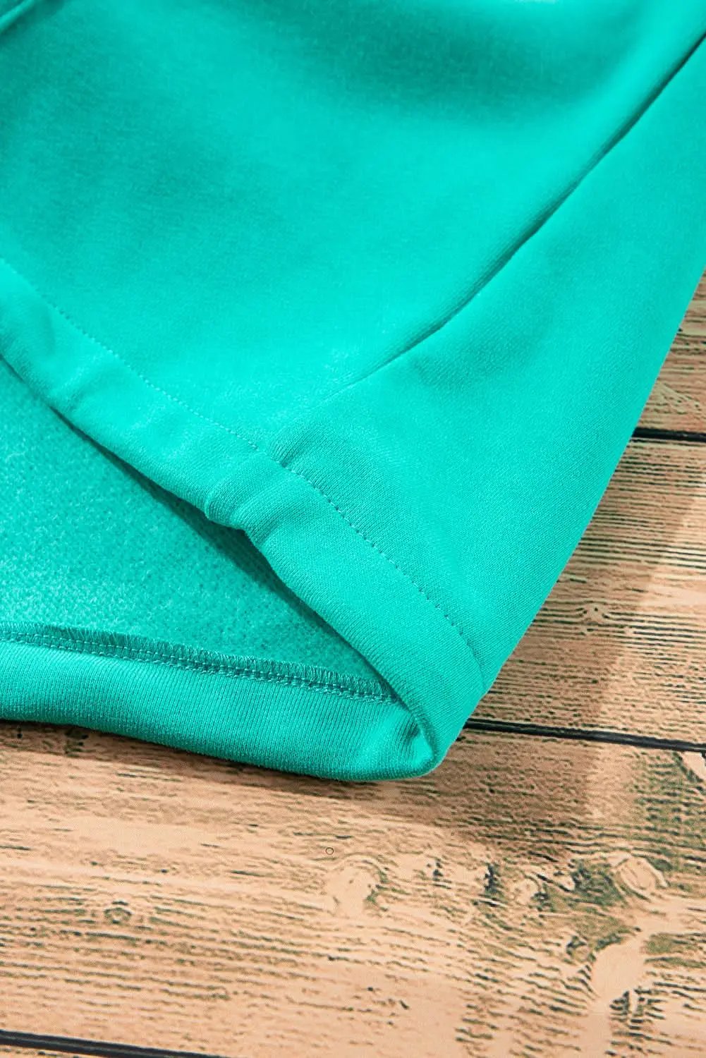 Jackets Aruba Blue Fleece Hoodie with Pockets by Love Salve