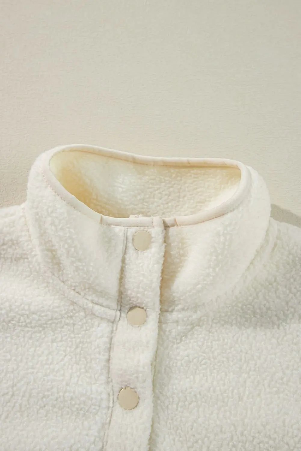 Tops/Sweatshirts & Hoodies Love Salve White fleece collar sweatshirt