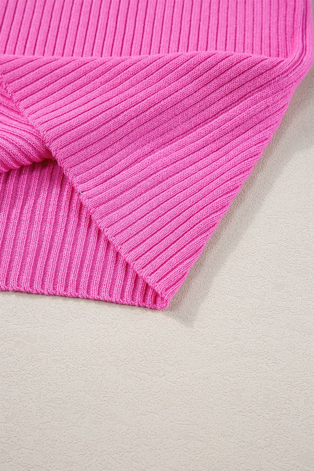 Tank Tops Love Salve Pink Ribbed Tank Top Women's Summer