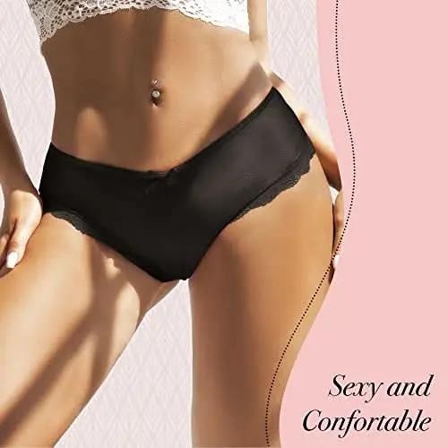 Women's Underwear - Cross Lace Detail - Comfortable & Stylish