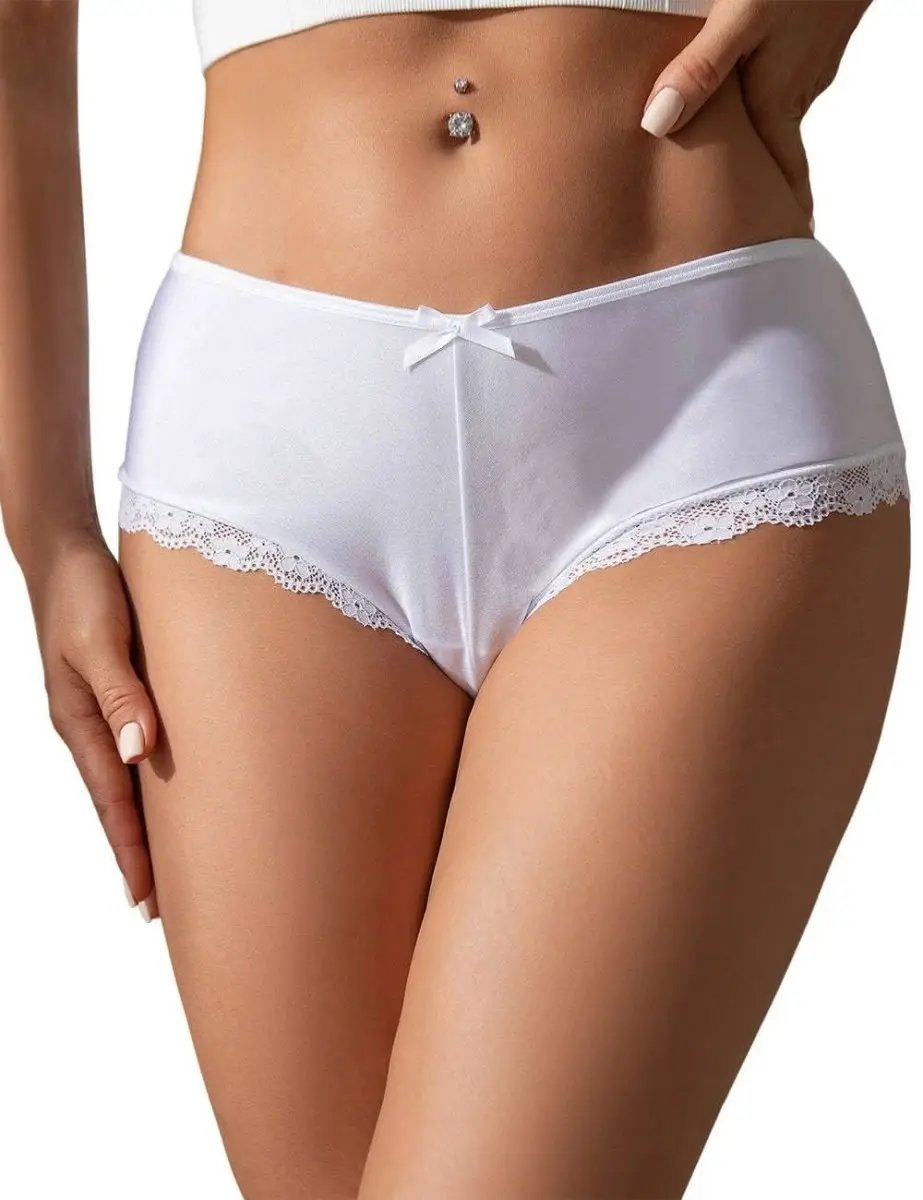 Women's Underwear - Cross Lace Detail - Comfortable & Stylish