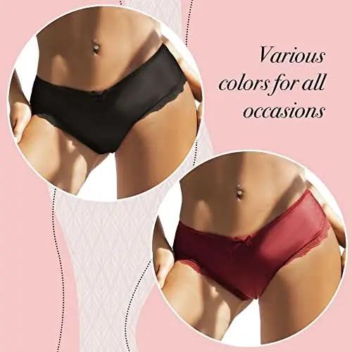 Women's Underwear - Cross Lace Detail - Comfortable & Stylish