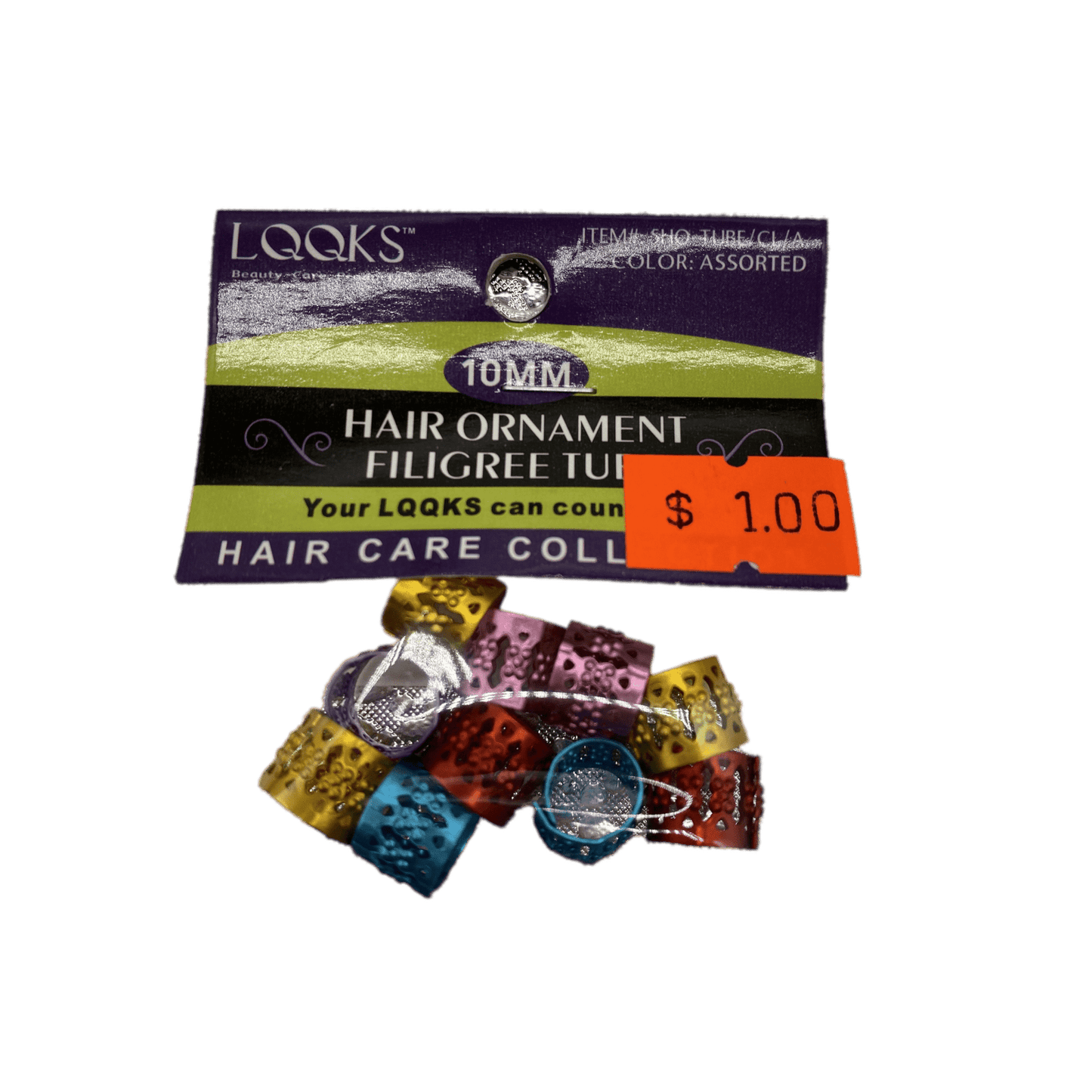 LQQKS (Braiding Accessories) Hair Ornament Filigree Tube