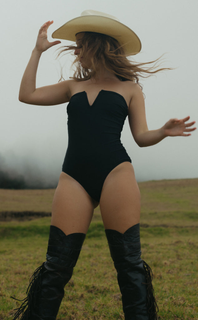 Traje de baño enterizo Cape Cod con escote en V