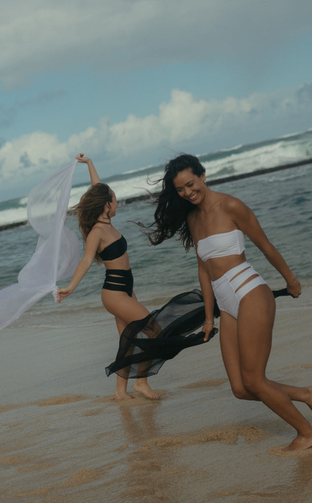Parte de abajo de bikini de talle alto Hollywood
