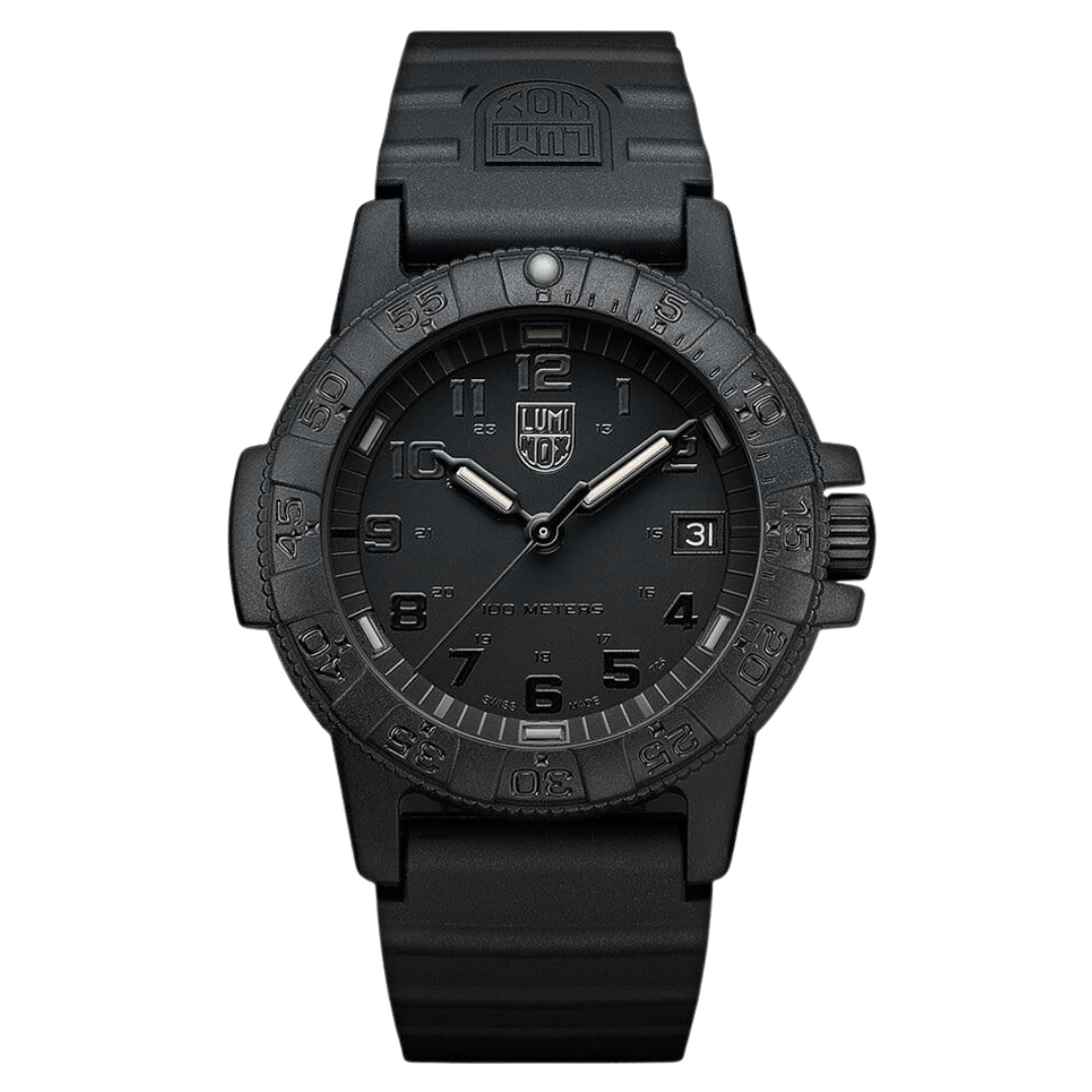 Tortuga Marina Laúd, 39 mm, Reloj de Exterior, Negra