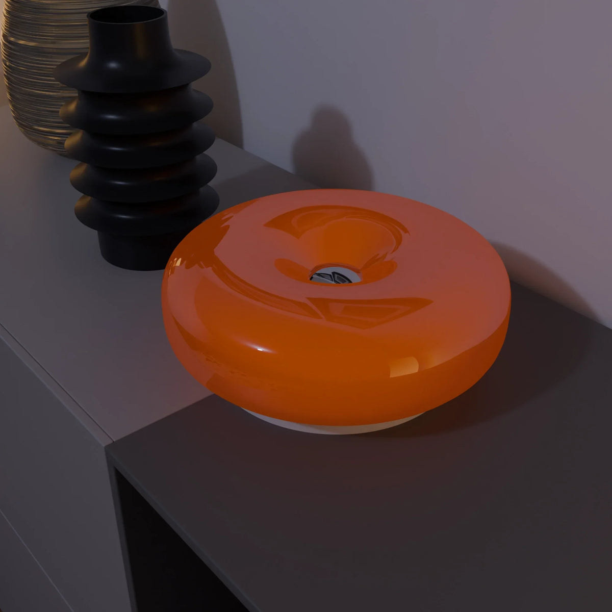 Lumo Donut Glass LED Table/Wall Lamp