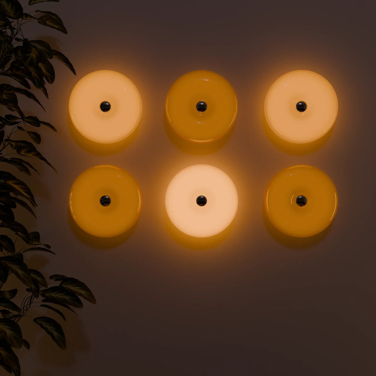 Lumo Donut Glass LED Table/Wall Lamp