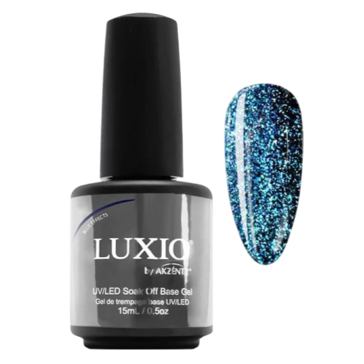 Luxio - Blue Effects Shimmer Top Gel, 15ml