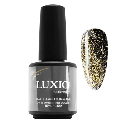 Luxio - Effects Gold Shimmer Top Gel, 15ml