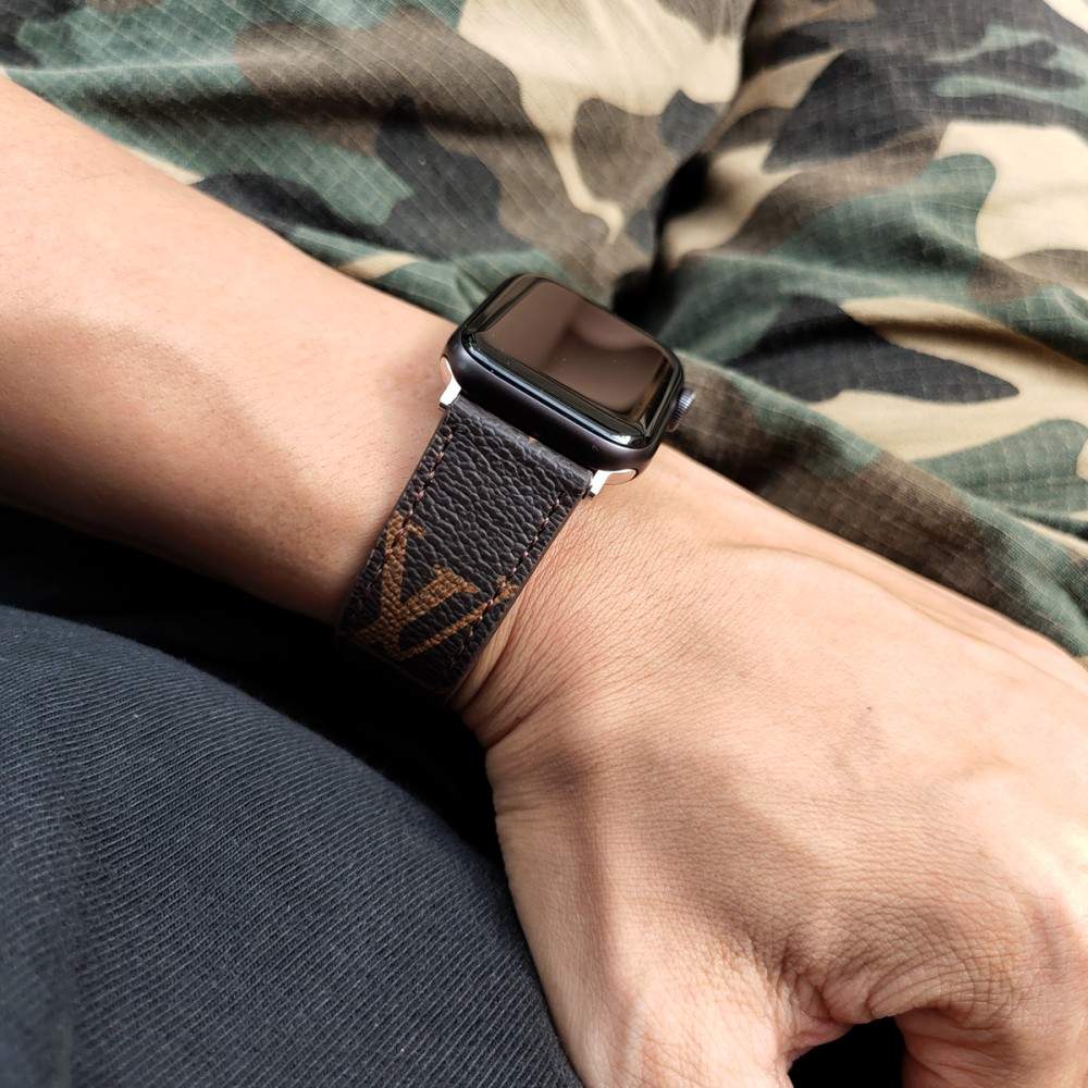 CORREA CLÁSICA MARRÓN DE LUJO PARA CORREAS DE APPLE WATCH
