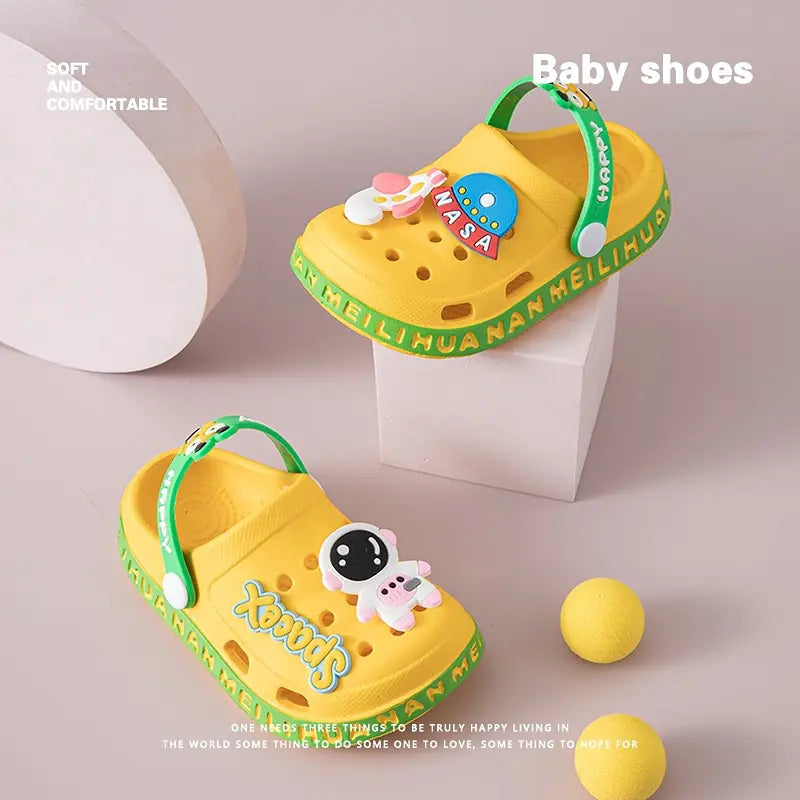 Summer Baby Sandals for Boys and Girls Cartoon Mules