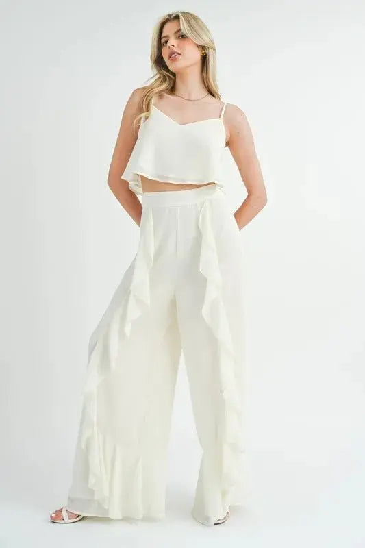 Women's Crop Cami Set - Two Piece - MABLE Style