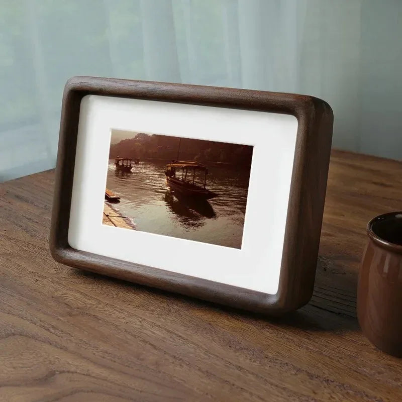 Solid Wood Photo Frame | Mortise Tenon Handcrafted Display for Photos & Home Décor