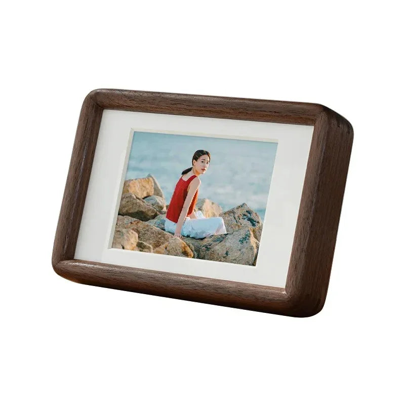 Solid Wood Photo Frame | Mortise Tenon Handcrafted Display for Photos & Home Décor