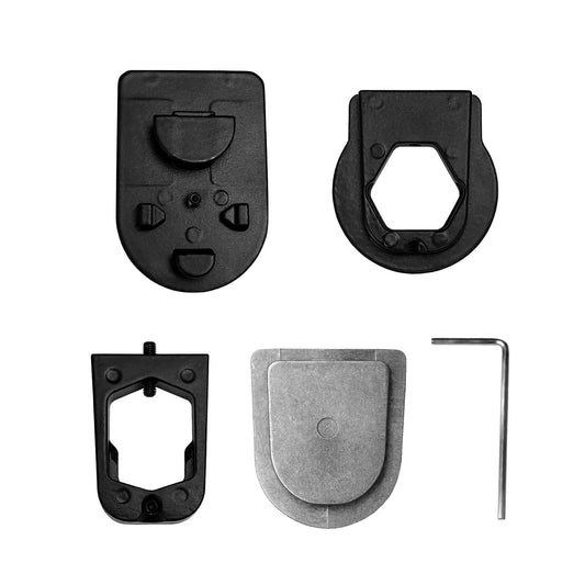 Espejo retrovisor Tres adaptadores de soporte metálicos para Volkswagen, Audi, Dodge, Ford, Honda