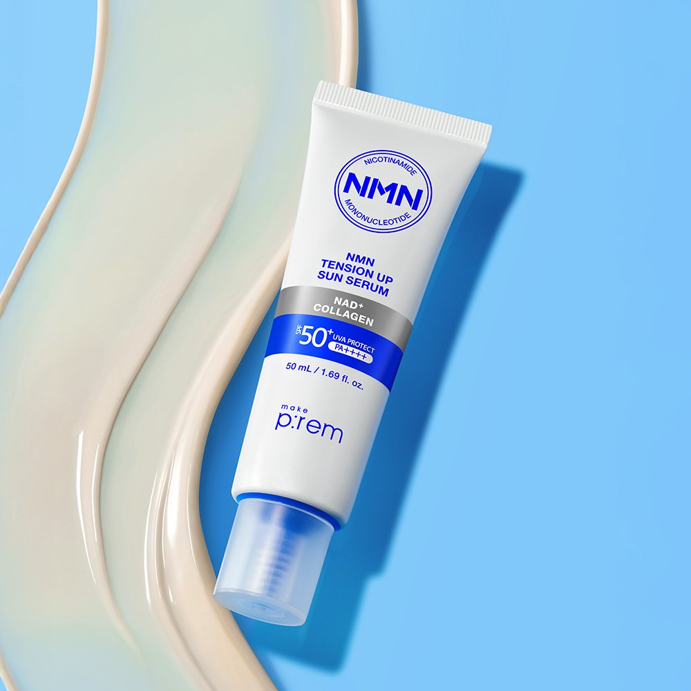 make p:rem NMN Tension Up Sun Serum SPF50+ PA++++ 50ml
