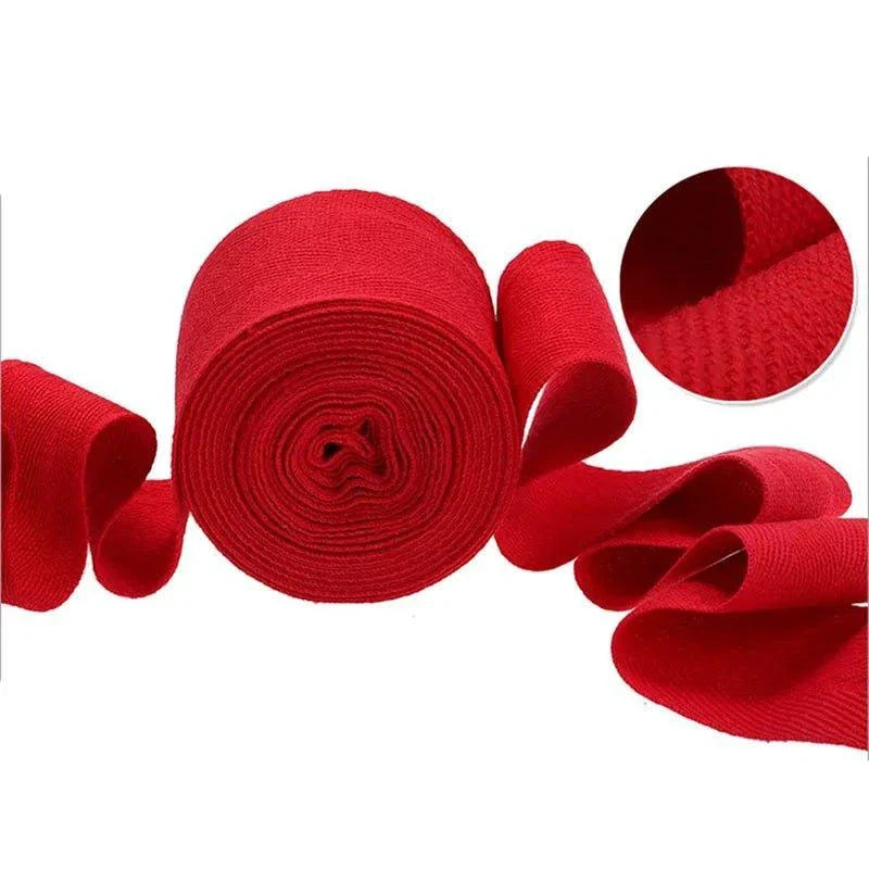 2PCS 1.5/2/3/5M Boxing Training Bandages Cotton Sports Bandages Sanda Kick Boxing Mma Hand Gloves Wraps Belt Boxing Sports Strap
