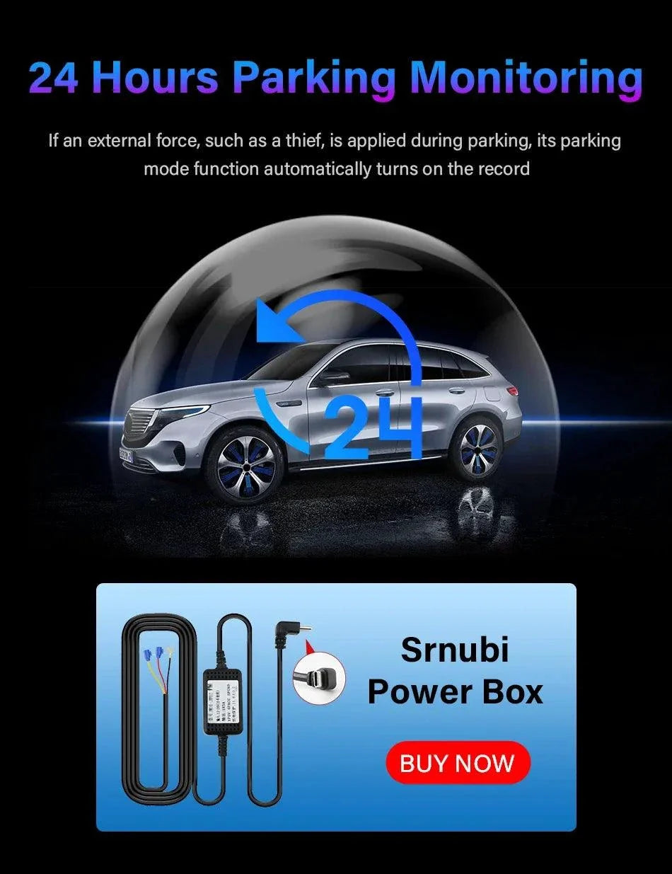 4K 10.26'' Mirror Dash Cam w/ Carplay & Android Auto