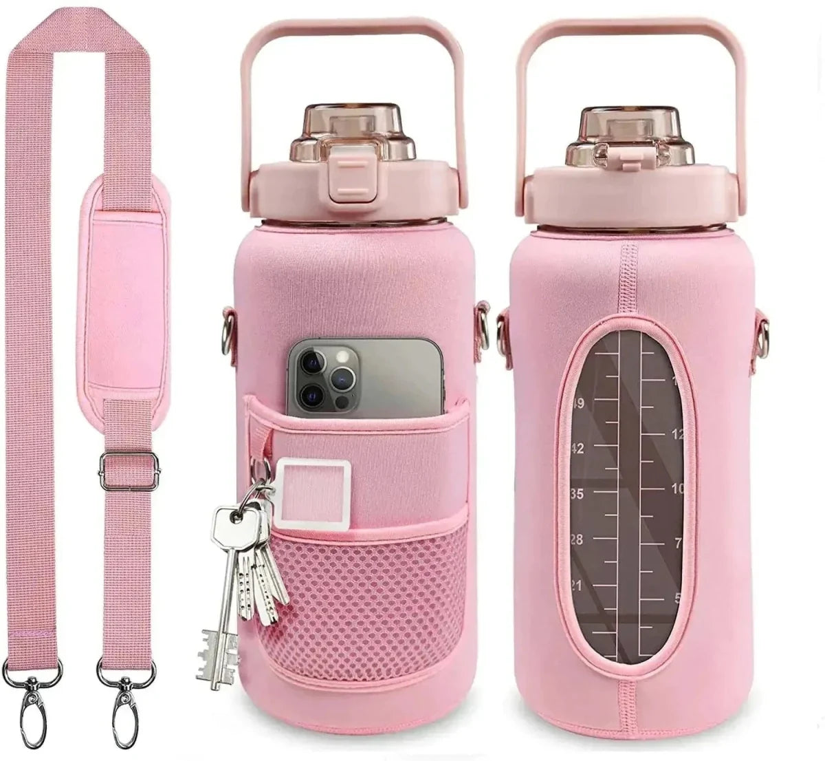 64oz Motivational Hydration Bottle