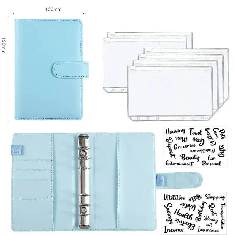 A6 Deluxe Leather Finance Organizer