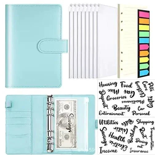A6 Deluxe Leather Finance Organizer