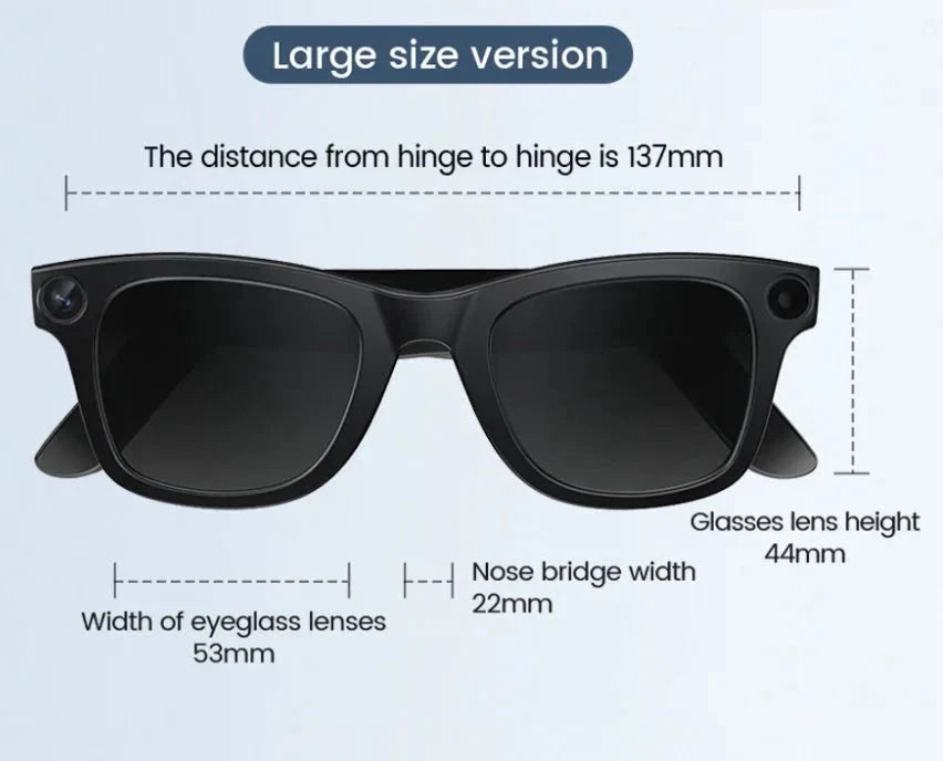 AI Camera Smart Glasses