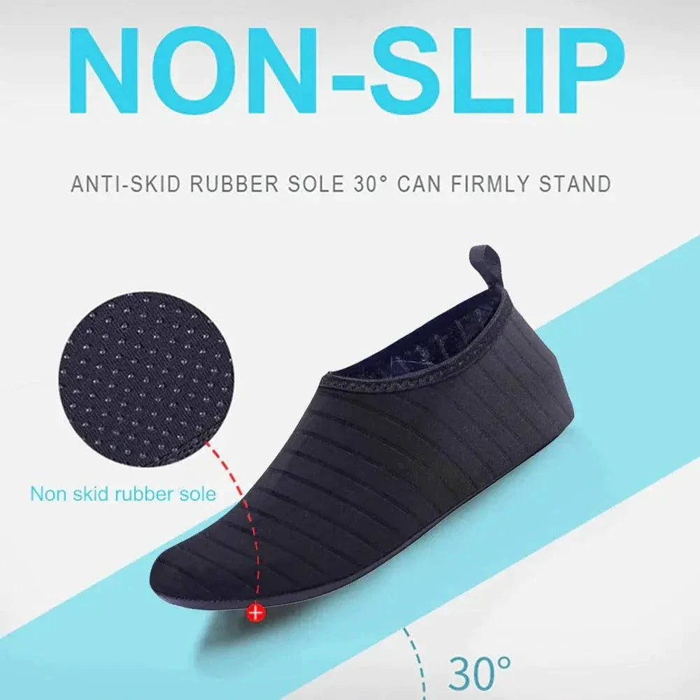 AquaFlex Unisex Water Shoes - Quick-Dry Beach Yoga Swim Socks