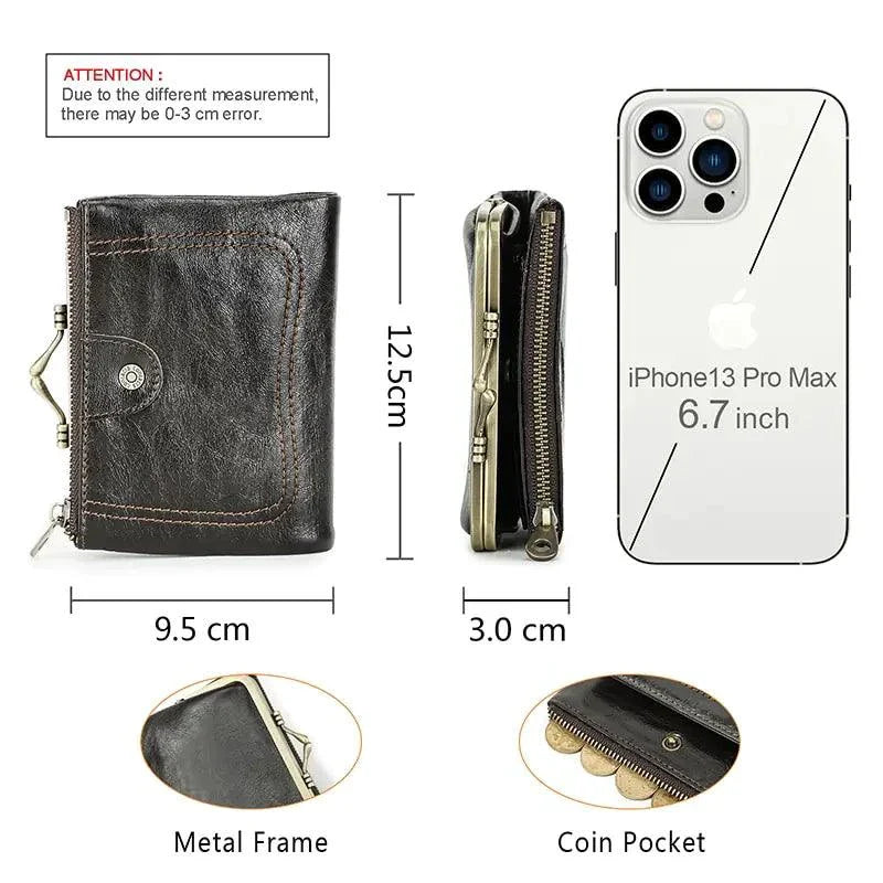 Authentic Leather Ladies' Wallet