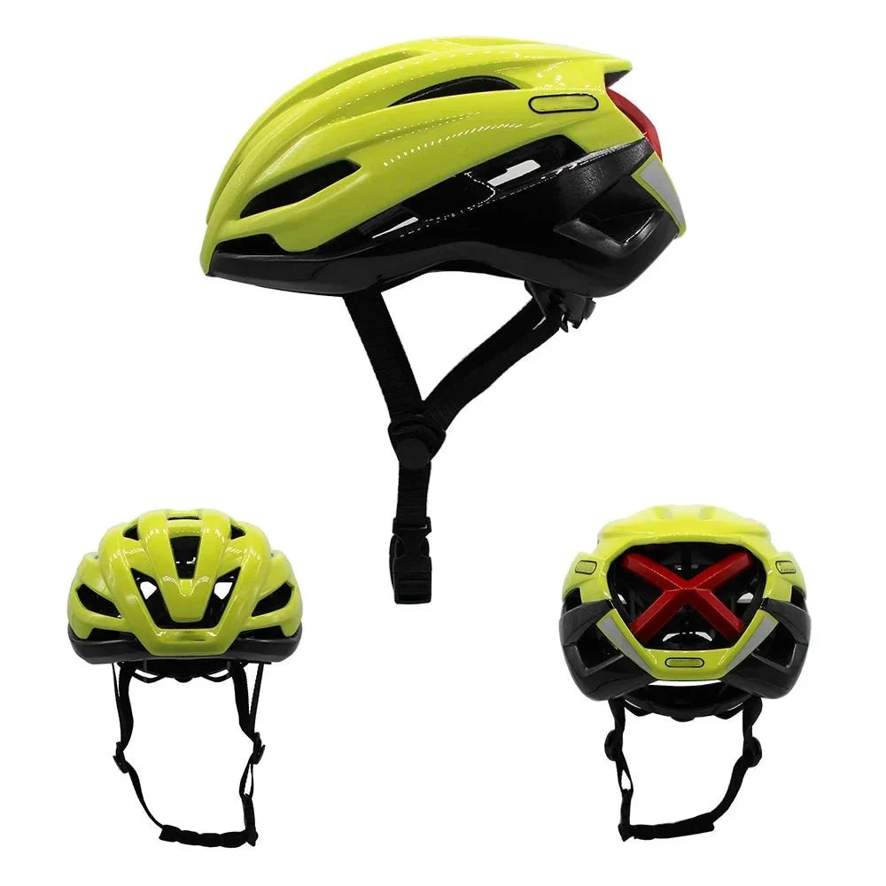 Bicycle Road Races Bike Helmet Cycling Bicycle Sports Safety Cyclocross Riding Mens Racing Time-Trial Reflective Helmet