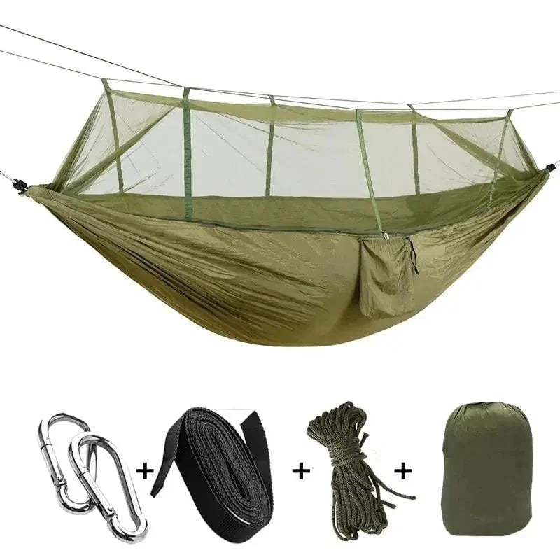 Bug-Free Camp Hammock: Ultimate Peace from Insects - Durable 210T Nylon Fabric