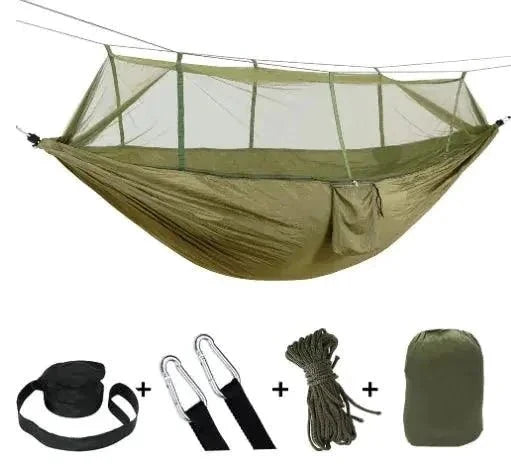 Bug-Free Camp Hammock: Ultimate Peace from Insects - Durable 210T Nylon Fabric