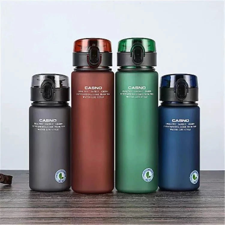 Casino Frosted Sports Water Bottle Plastic Portable Bottle With Lid For Men And Women