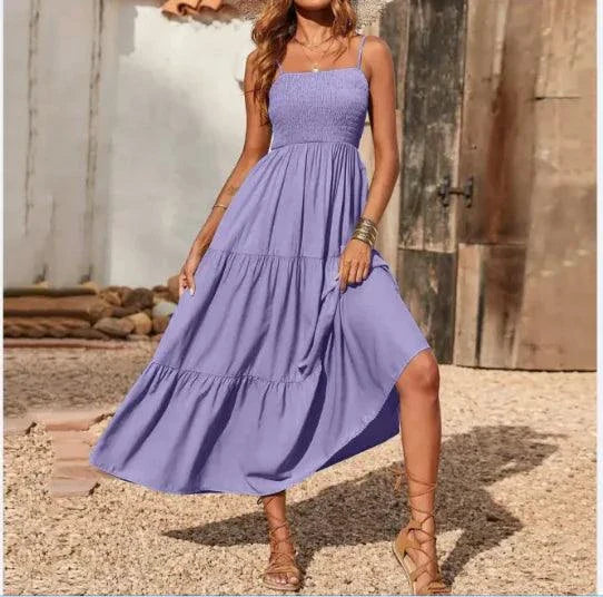 Chic Chiffon Layered Swing Dress