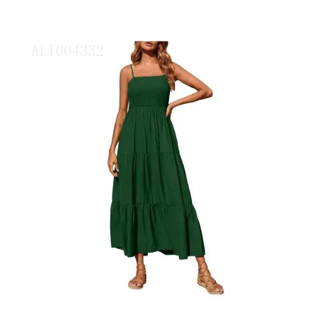Chic Chiffon Layered Swing Dress