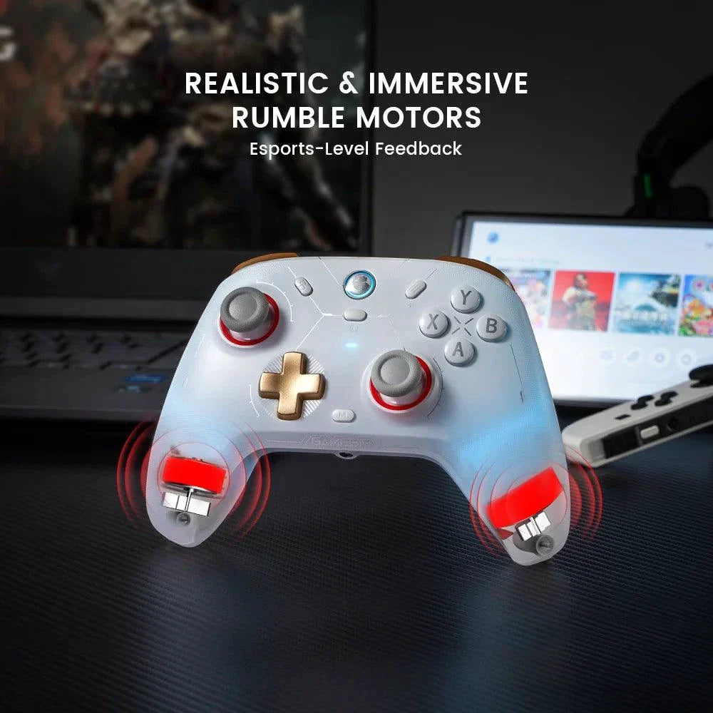 GameSir Cyclone 2 Wireless Controller for Nintendo Switch / iPhone / Android, Bluetooth Gamepad with Hall Effect Joystick