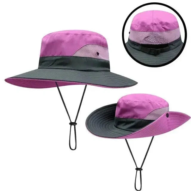 Girls' Ponytail UV Shield Sun Hat
