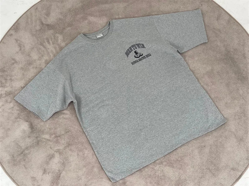 Men's Cotton Fitness Tee - Short Sleeve Summer Gym T-shirt