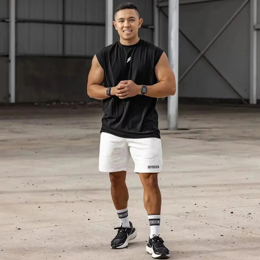 Men's Quick-Drying Sleeveless Fitness Shirt | Summer Mesh Basketball Tank Top