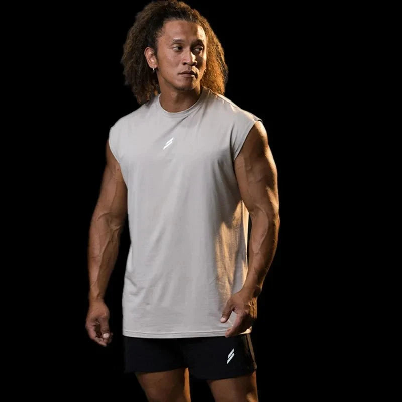 Men's Quick-Drying Sleeveless Fitness Shirt | Summer Mesh Basketball Tank Top