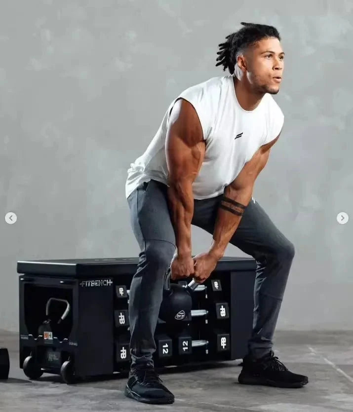 Men's Quick-Drying Sleeveless Fitness Shirt | Summer Mesh Basketball Tank Top