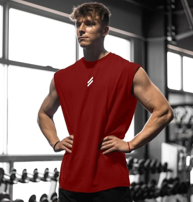 Men's Quick-Drying Sleeveless Fitness Shirt | Summer Mesh Basketball Tank Top